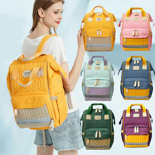 Balo bỉm sữa đa năng cho mẹ bé cao cấp Dokoclub Lovtis CareFreeFox Mommy Bag giữ nhiệt bình sữa, túi đựng bỉm sữa