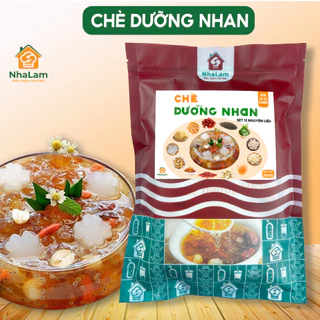 Chè Dưỡng Nhan Set Nguyên Liệu Thơm Ngon, Bổ Dưỡng 15 Chén NHALAM FOOD ( Kèm Công Thức)