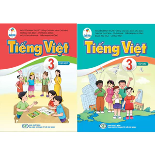 Sách - Combo Tiếng Việt lớp 3 Sách Giáo Khoa + Bài Tập  Kèm Set Thời Khoá Biểu Và Nhãn Vở - Cánh Diều
