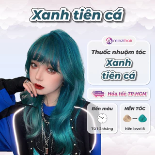 Thuốc nhuộm tóc Xanh Tiên Cá (Mermaid Blue) - Cần Tẩy Tóc Nâng Tone - Minzihair, Minzihair HCM