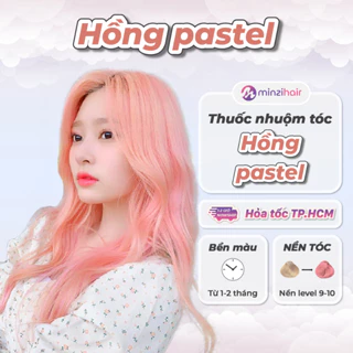 Thuốc nhuộm tóc màu HỒNG PASTEL - Cần tẩy tóc - Minzihair, Minzihair HCM