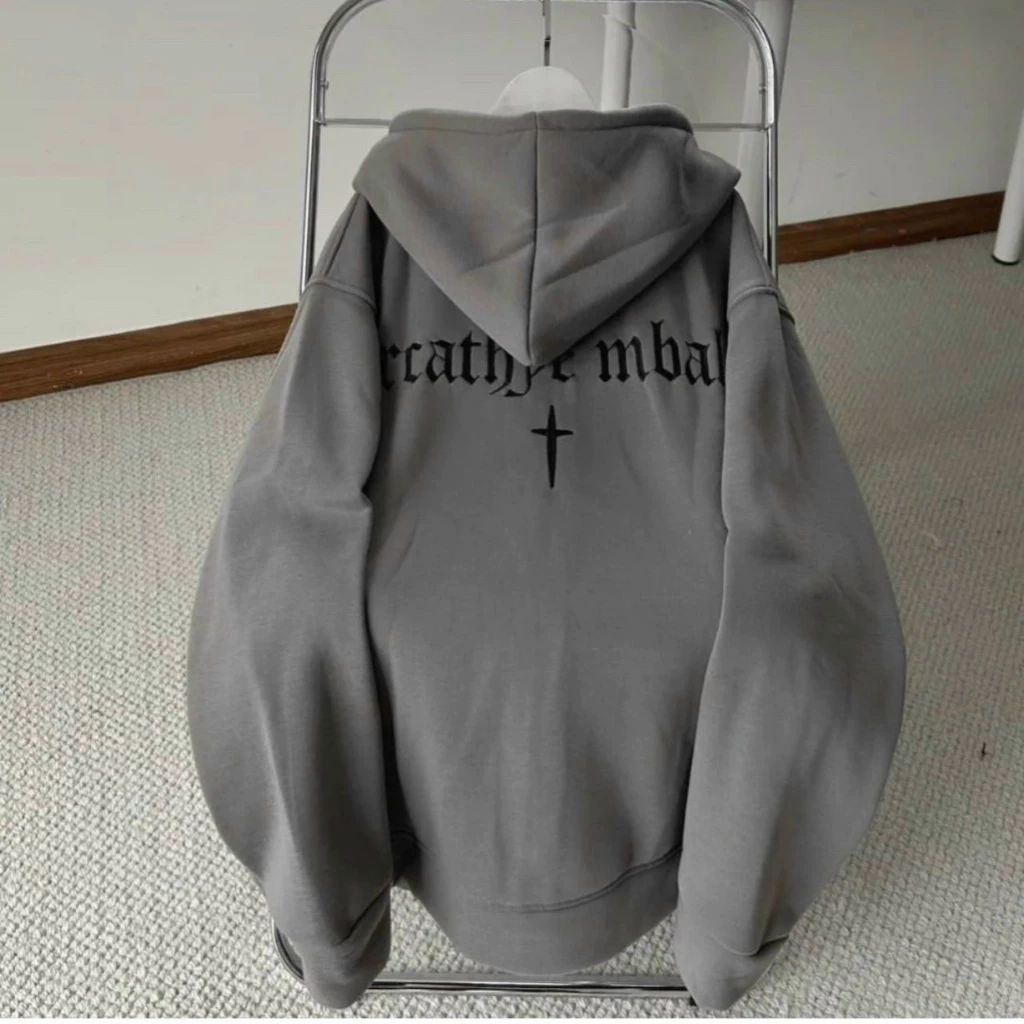 Áo Khoác Hoodie Zip có khóa kéo nỉ bông dày dặn CATHPE MBAL Có Nón 3 Màu Form Rộng Nam Nữ_F.S.Shop68