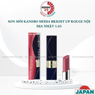 Son lì cao cấp Kanebo Media Bright Up Rouge nội địa Nhật son mịn mượt cao cấp 3.1g
