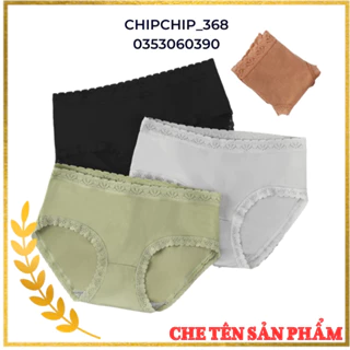 Combo 5 Quần Lót Nữ C02 Đẹp Phối Ren, Quần Chíp Nữ Cạp Vừa Phong Cách Hàn Quốc Sexy Thoải Mái Gợi Cảm Dễ Thương