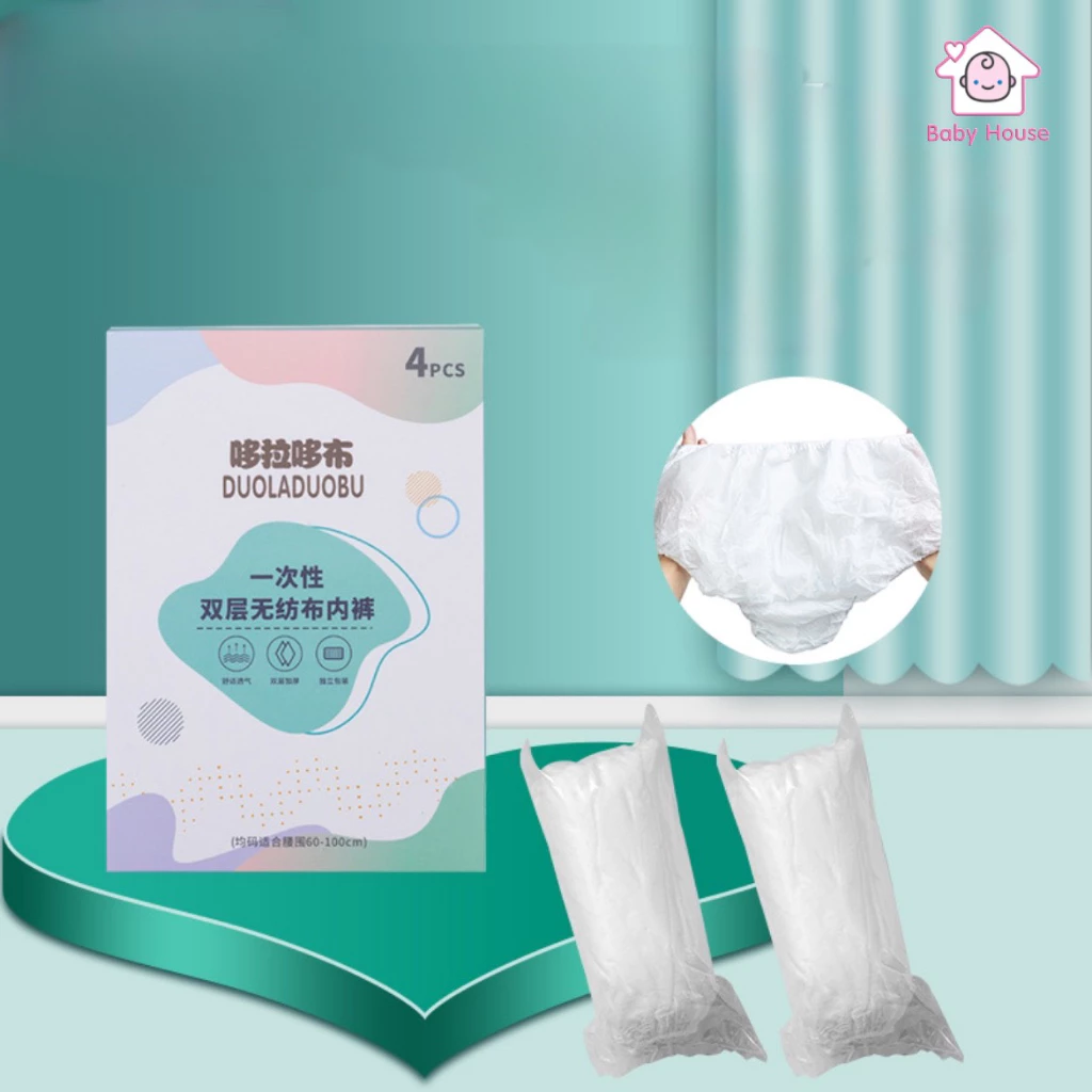 Quần Lót Giấy COTTON Sử Dụng 1 Lần Cho Mẹ Bầu Sau Sinh Hoặc Đi Du Lịch Dã Ngoại (QL01)