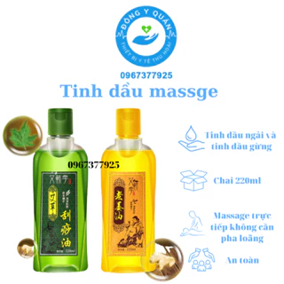 Tinh dầu gừng- tinh dầu ngải cứu dùng cho Massage-Hộp 220ml