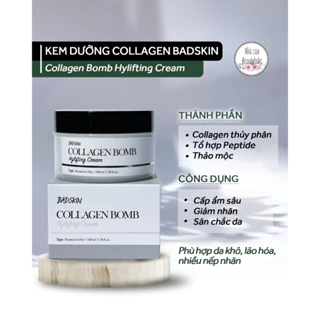 Kem dưỡng BADSKIN COLLAGEN BOMB HYLIFTING CREAM