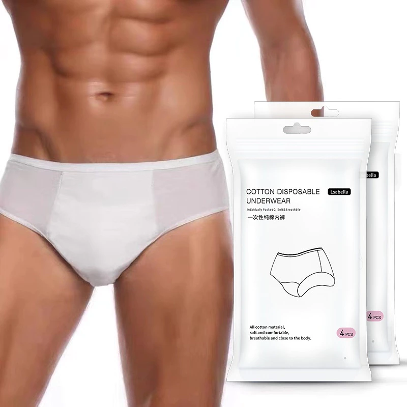 Quần lót giấy nam POPO DP1 chất liệu cotton dùng 1 lần phù hợp đi du lịch dã ngoại
