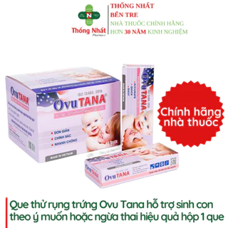 Que thử rụng trứng Ovutana, chính xác, nhanh chóng, tiện lợi hộp 1 que