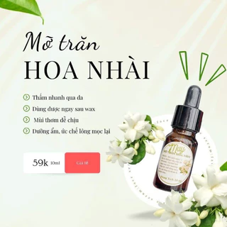 Mỡ trăn hoa nhài 10ml