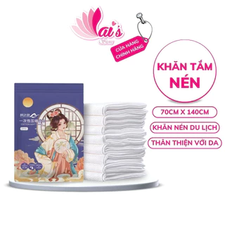 Khăn Tắm Nén Du Lịch Dream Spirit 70cm*140cm Dùng 1 Lần Cotton Nhỏ Gọn Tiện Lợi Khách Sạn Khăn Spa Viên Nén - Laihcmn