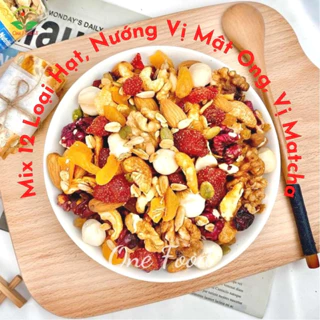 Granola siêu hạt 15% yến mạch, ngũ cốc ăn kiêng giảm cân không đường dinh dưỡng, thơm ngon