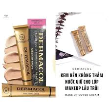 Kem Nền Che Khuyết Điểm Vết Thâm /Sẹo/ Hình Xăm Dermacol Make Up Cover Lâu Trôi Che Phủ Cao (30g)