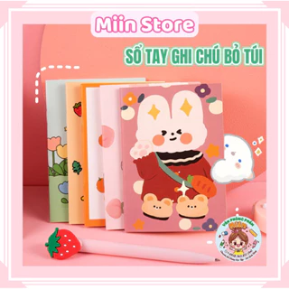 Sổ Tay Ghi Chú Mini Size A7 (Chọn Mẫu) Tiện Lợi Bỏ Túi Nhiều Hình Cute Làm Quà Tặng Khen Thưởng Học Sinh