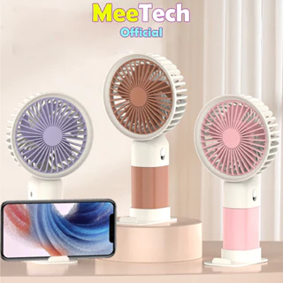 Quạt mini cầm tay tích điện giá rẻ nhỏ gọn, pin trâu có icon dễ thương, hàng mới về, MeeTech Official