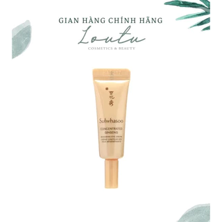 Kem Mắt Chống Lão Hóa Nhân Sâm Sulwhasoo Concentrated Ginseng Renewing Eye Cream TUÝP 3ML