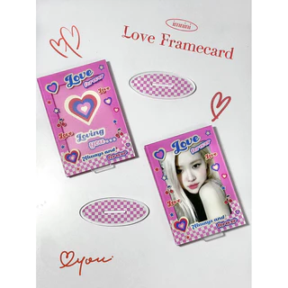 Khung ảnh acrylic Love forever - Khung ảnh photocard