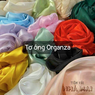 1M Voan Tơ Óng Organza Hàng Chính Phẩm Loại 1 (Giá Sỉ)