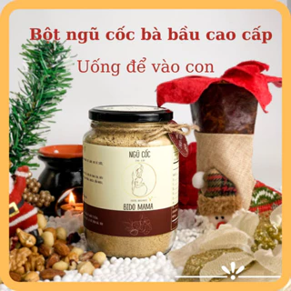 Ngũ Cốc Bà Bầu Siêu Dinh Dưỡng Nguyên Cám Không Đường Bido Mama, 25 Loại Hạt Dinh Dưỡng 600 Gram