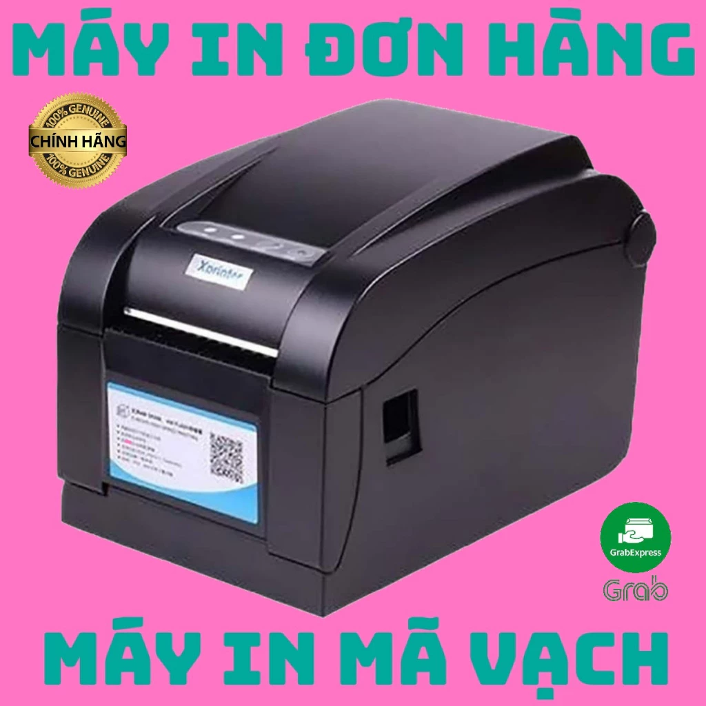 MÁY IN ĐƠN HÀNG MÁY IN MÃ VẠCH XPRINTER- 350B MÁY IN TEM NHÃN TRÀ SỮA MÁY IN TEM PHỤ XP 350B