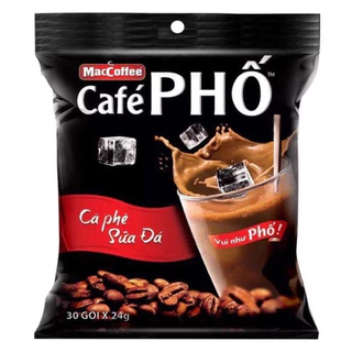 Bịch Cafe phố sữa đá hoà tan bịch 30gói