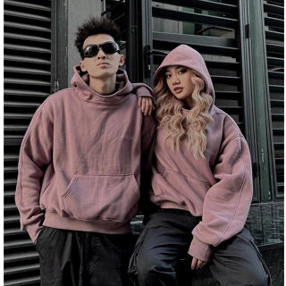 Áo Hoodie Nam Nữ Gucoon (Boxy/Crop) Tím, Áo Hoodie Local Brand Chất Liệu Nỉ Cotton Big Size