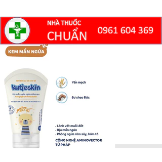 Kutieskin 30gr - dịu mẩn đỏ, dịu vết ngứa, hăm da, muỗi đốt, côn trùng cắn