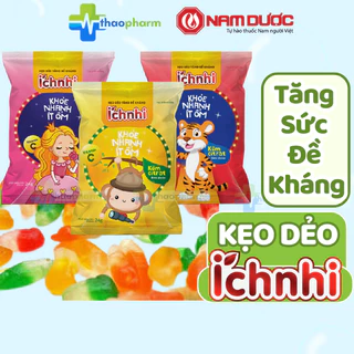 Kẹo dẻo tăng sức đề kháng Ích Nhi (dây 10 gói) bổ sung vitamin C củng cố hệ miễn dịch, giúp trẻ ăn ngon, hấp thu tốt