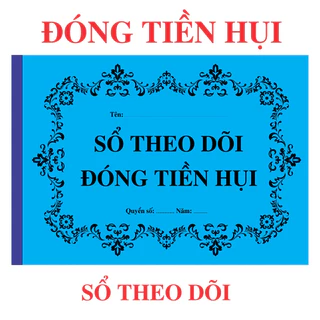 Sổ theo dõi đóng tiền hụi A4 100 trang