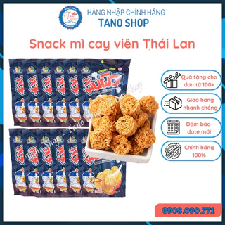 [Lốc 12 gói] Snack mì viên gà cay - Thái Lan, ăn vặt ngon rẻ Sài Gòn