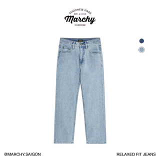 MARCHY - RELAXED FIT JEANS - Quần jeans ống suông thoải mái