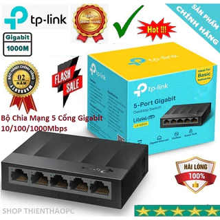 Bộ Chia Mạng Switch TPLink 5 Cổng Gigabit LS1005G