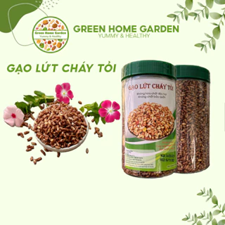 2 Hũ Gạo Lứt Cháy Tỏi thơm giòn hỗ trợ giảm cân, chay mặn đều dùng được (Hũ 300gr)