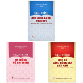 Sách - Combo Giáo Trình Tư Tưởng Hồ Chí Minh + Giáo Trình Lịch Sử Đảng + Chủ Nghĩa Xã Hội Khoa Học