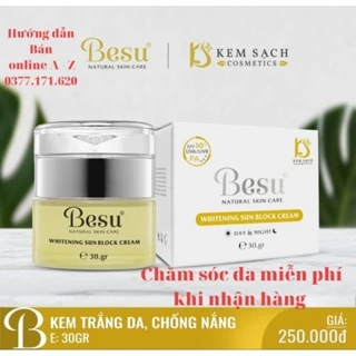 Besu dưỡng trắng da se khít lỗ chân lông. mềm mịn cấp ẩm da