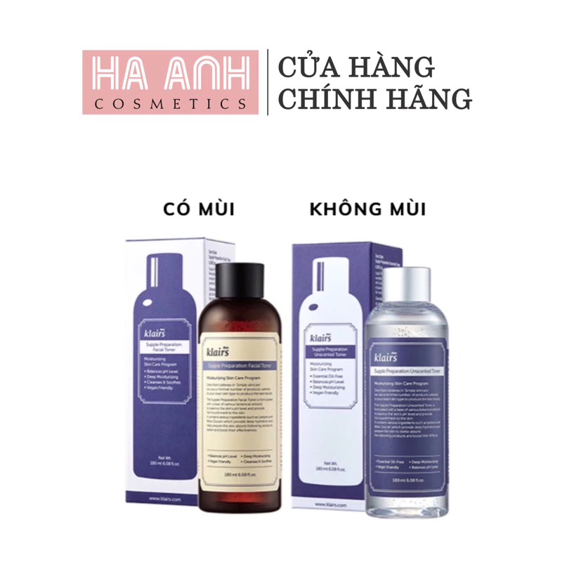 Nước Cân Bằng Toner Klairs Supple Preparation 180ml