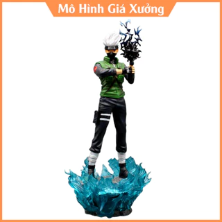 Mô hình Naruto Kakashi dáng đứng siêu ngầu có led ở base cao 40cm nặng 1400 gram - Figure Naruto - Mô Hình Giá Xưởng