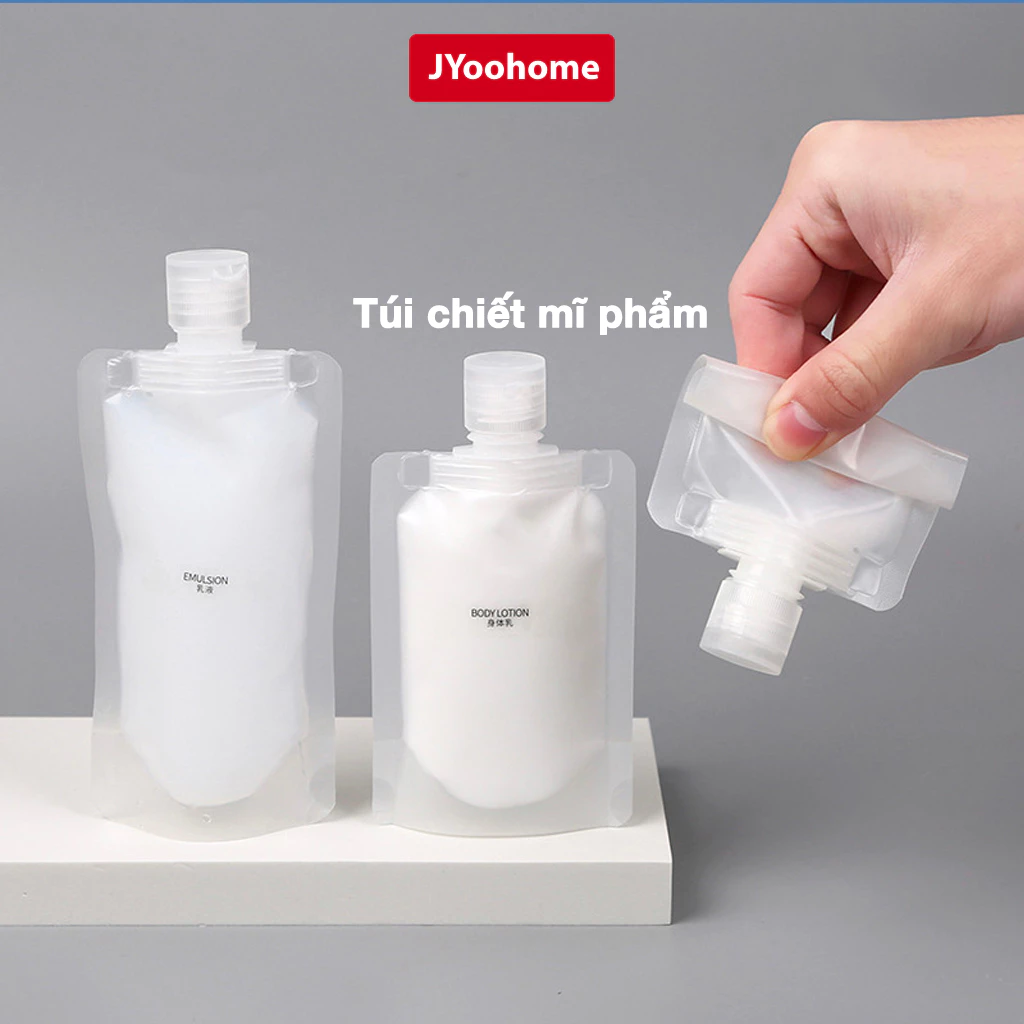 COMBO 5 Túi Chiết Mĩ Phẩm JYoohome 30ml 50ml 100ml Lọ Chiết Dầu Gội Sữa Tắm Dầu Xả Du Lịch Dã Ngoại