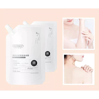 Mặt Nạ Ủ Trắng Body HUNMUI 300ml Dạng Bịch Có Vòi