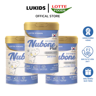 [CHÍNH HÃNG] Sữa bột Nubone Step 1, Step 2, Nubone Plus+ hộp 750gr, Sữa cao năng lượng giúp trẻ tăng cân