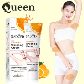 Kem làm trắng da toàn thân SADOER vitamin C whitening cream 50g Làm trắng da dưới nách, đầu gối, khớp, trắng toàn thân