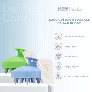 LƯỢC GỘI ĐẦU & MASSAGE DA ĐẦU BUDDY