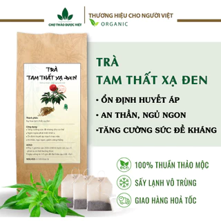 Trà tam thất xạ đen túi lọc (Tăng cường bồi bổ sức khỏe, ngăn ngừa ung thư) - Chợ Thảo Dược Việt