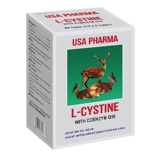 L - CYSTINE USA PHARMA  - LÀM ĐẸP CHO DA, TÓC, MÓNG ( 60 viên nang mềm/ hộp )