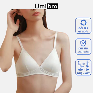 Áo Lót Không Gọng Đệm Mỏng Chất Cotton Thông Thoáng Cho Hè Umibra AN37