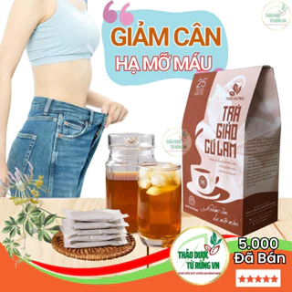 Trà Giảm Cân Giảm Mỡ Máu Trà Giảo Cổ Lam 125g 25 Túi Lọc 5g Thảo Dược Từ Rừng VN