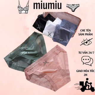 Quần lót nữ ren su cao cấp mềm mại kháng khuẩn sexy gợi cảm M330