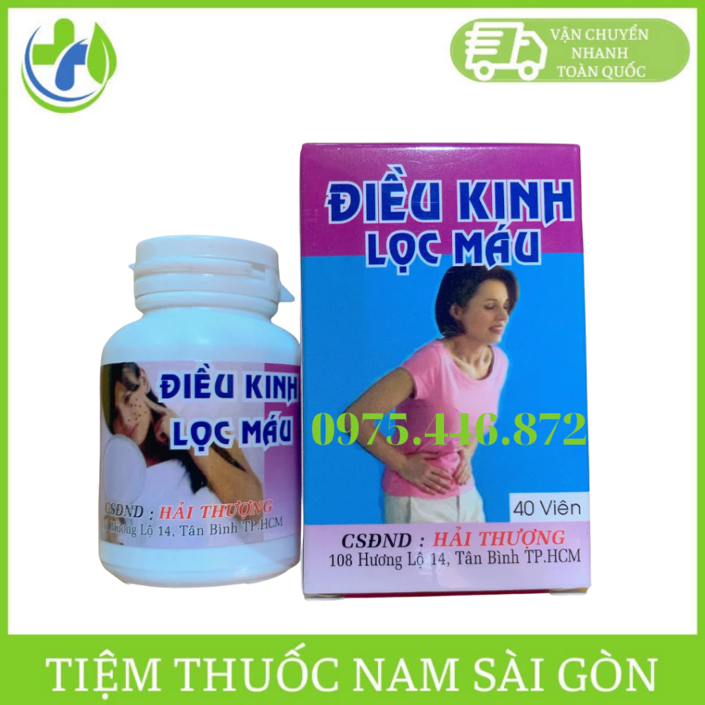 Điều kinh l.ọc m.áu hộp 40 viên