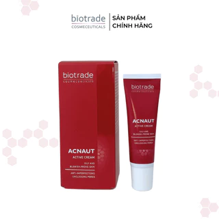 Kem Bôi Mụn Dành Cho Da Mụn Bọc, Mụn Viêm Biotrade Acnaut Active Cream 15ml