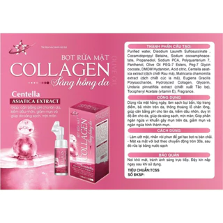 Bọt Rửa Mặt Collagen Sáng Hồng Da